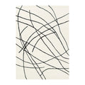 Alison Ivory Charcoal Wool Rug | Full rug design