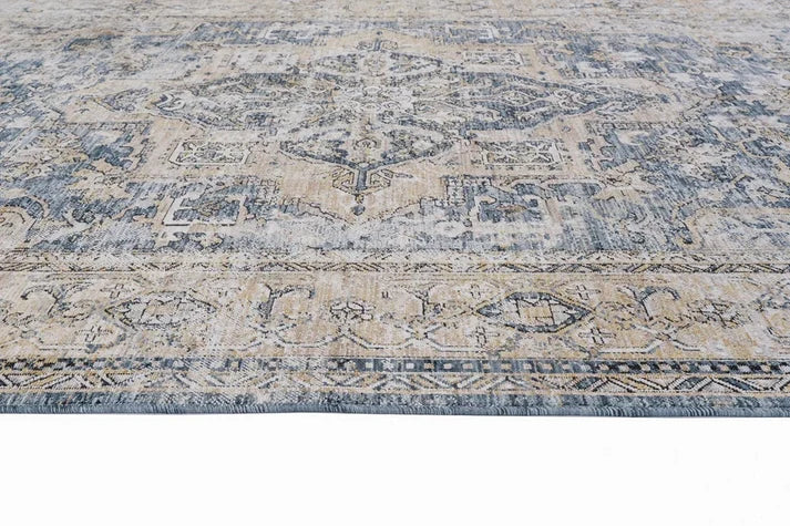 Allen Blue Traditional Rug