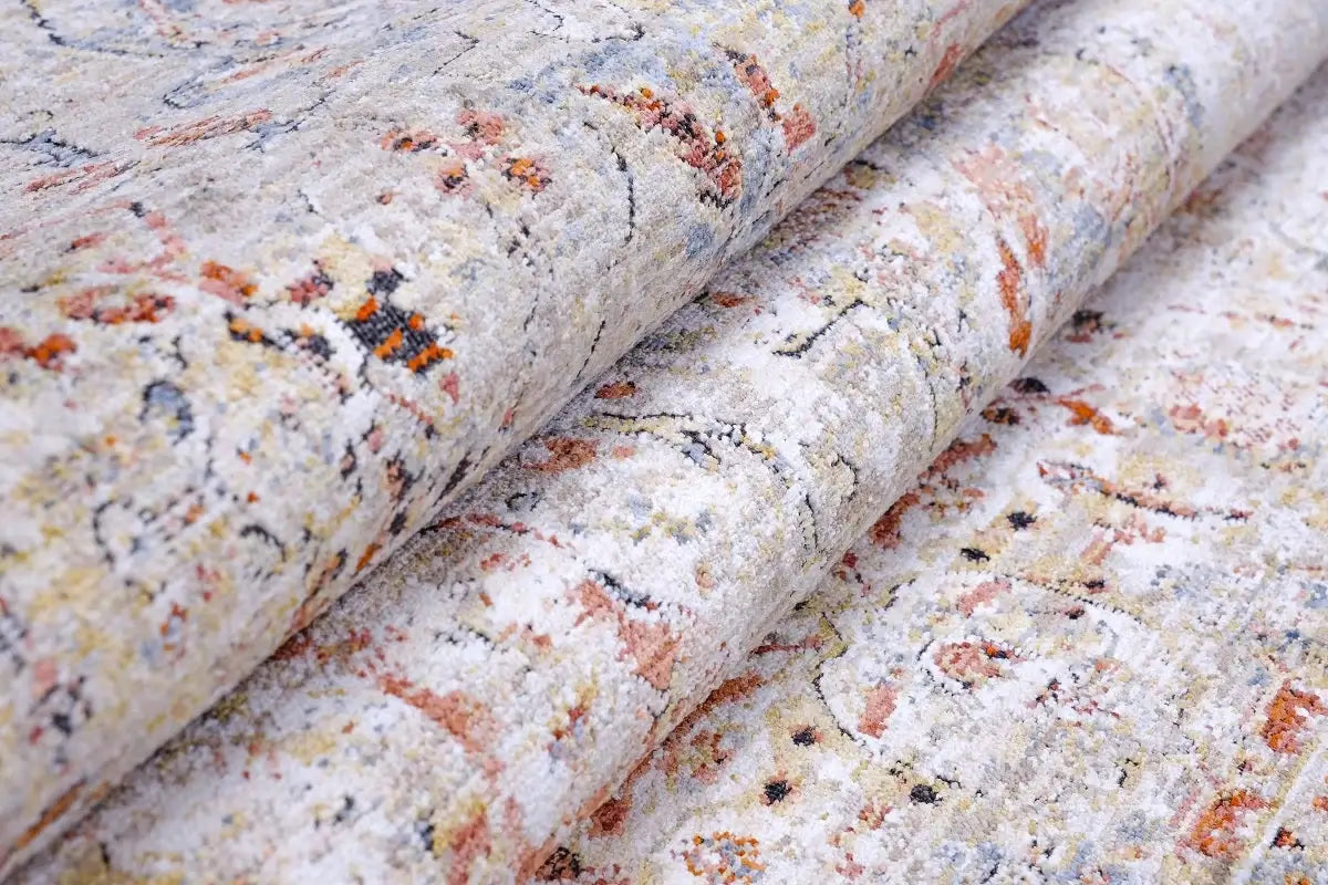 Allen Orange Blue Transitional Rug