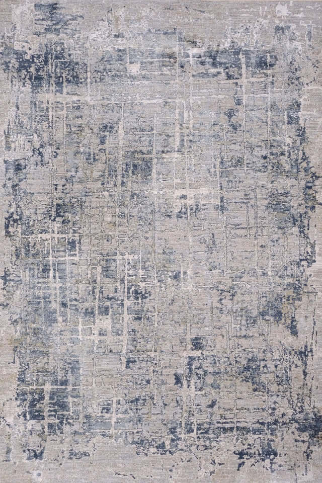 Arwen Lines Blue Modern Rug