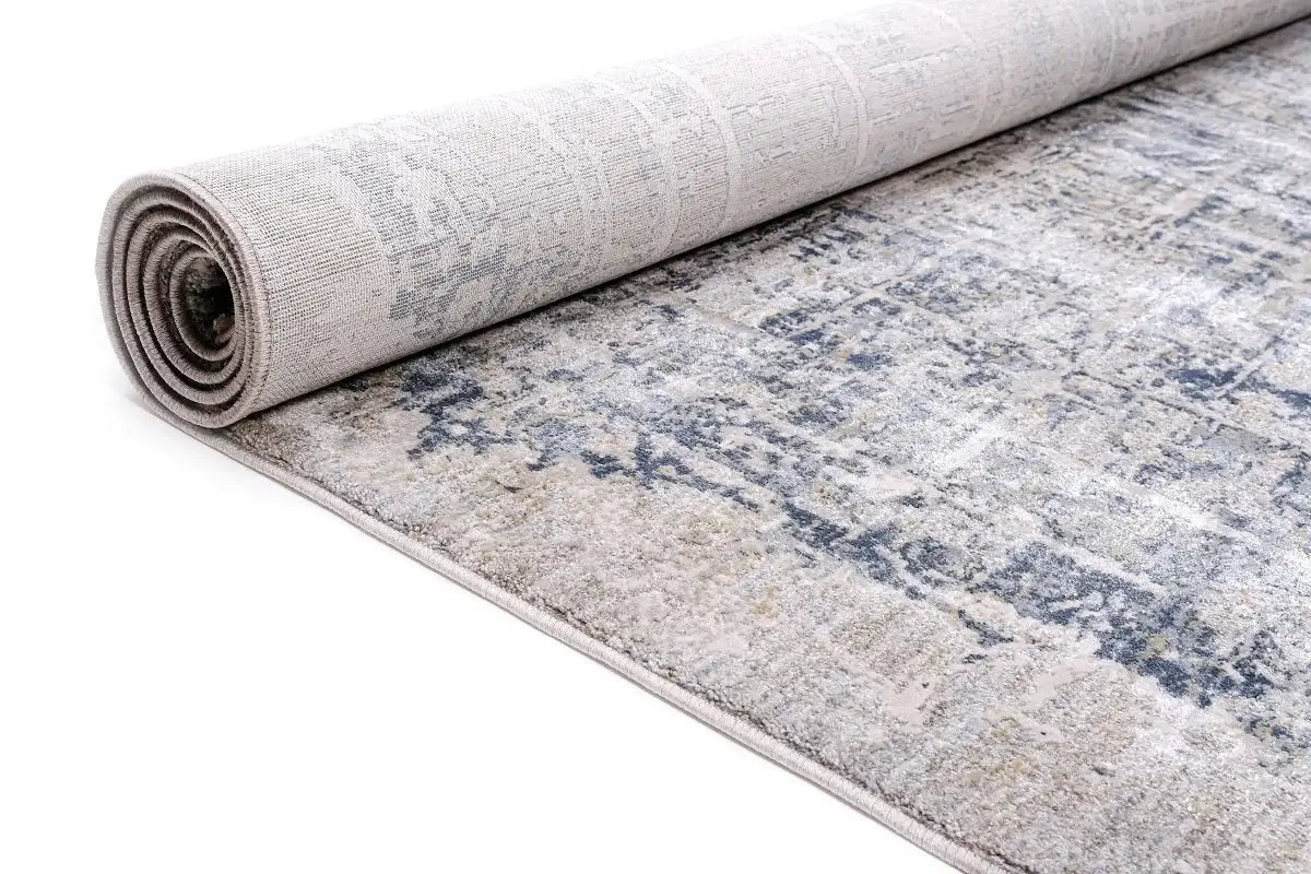 Arwen Lines Blue Modern Rug
