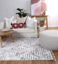 Bilbao Nima Rust Rug — close-up of texture