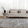 Calvin Klein Abstract Floor Rug Cream/Black