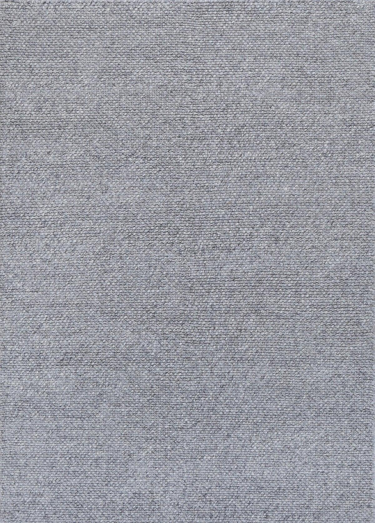 Wayanad Handwoven Wool Grey Rug – product gallery photograph 1