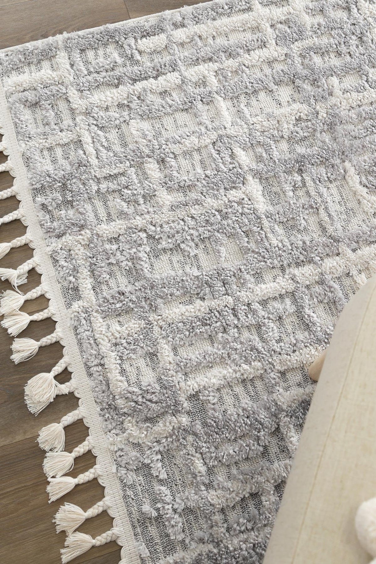 Bilbao Kubra Contemporary Grey Rug — additional product photo