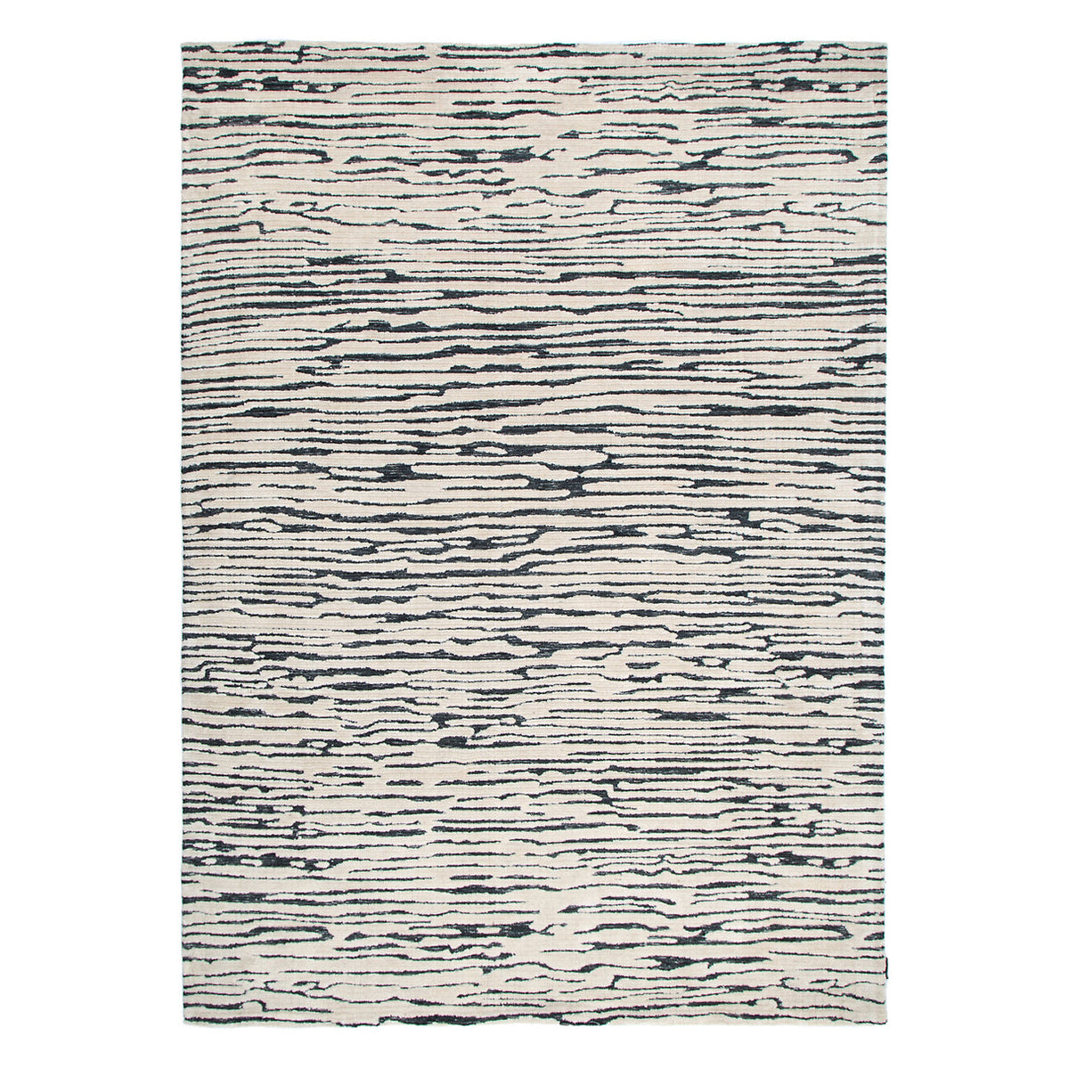 Kendra Dune Rug Ivory & Black – product gallery photograph 1