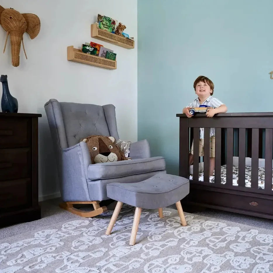 Kelso Natural Ivory Wool Nursery Rug
