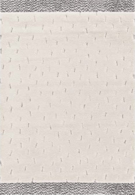 Liege Textured Cream Grey Rug – product gallery photograph 1