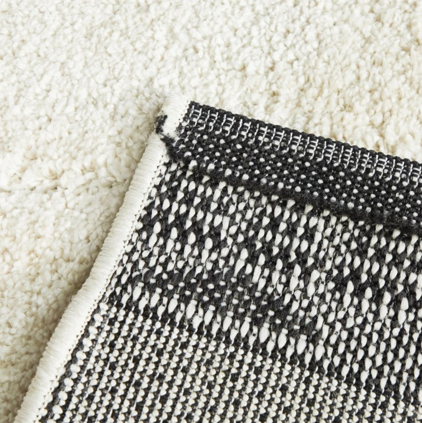 Liege Moroccan Cream Black Rug — product photograph 5
