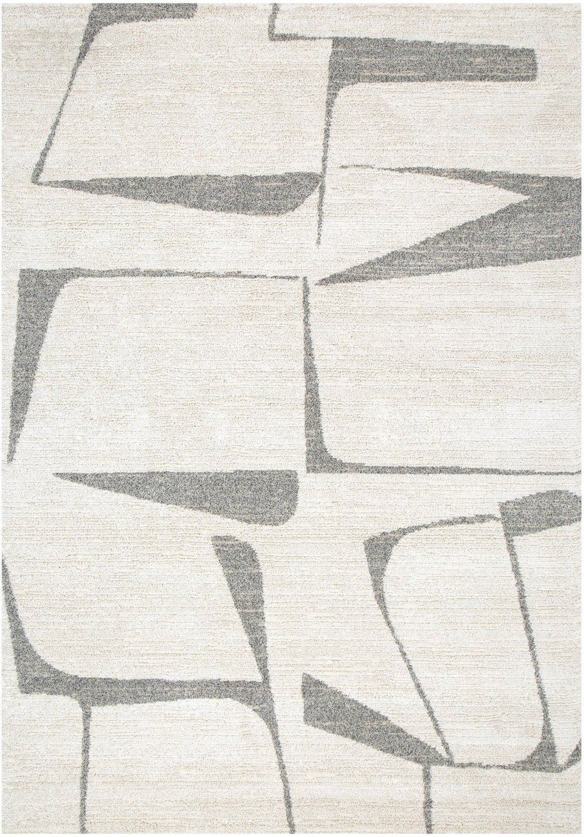 Loki Abstract Grey Rug — product photograph 1