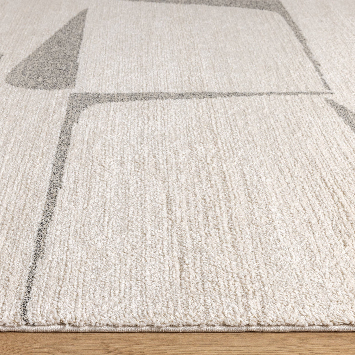 Loki Abstract Grey Rug — product photograph 2
