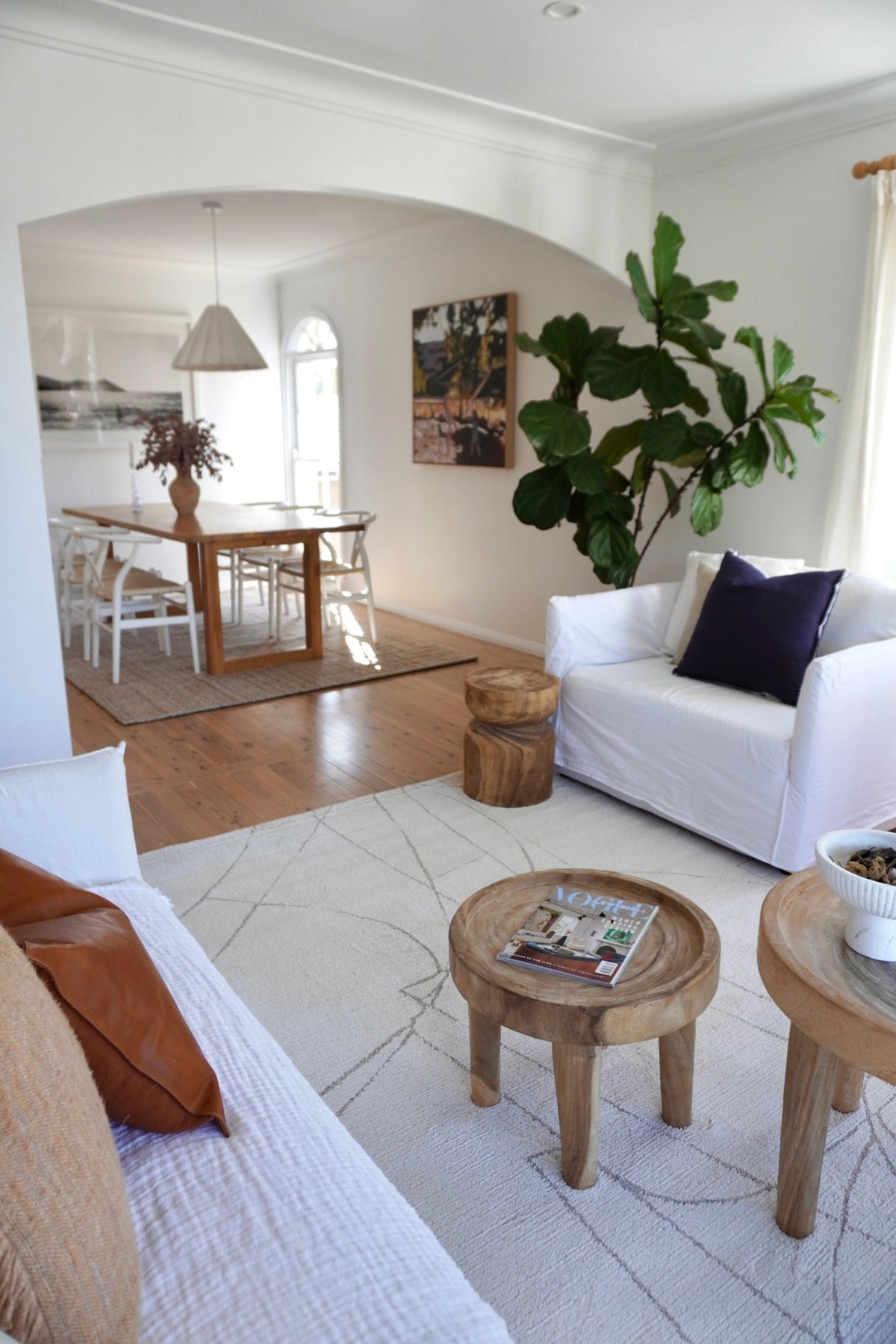 Loki Curves Cream Rug – lifestyle and room inspiration