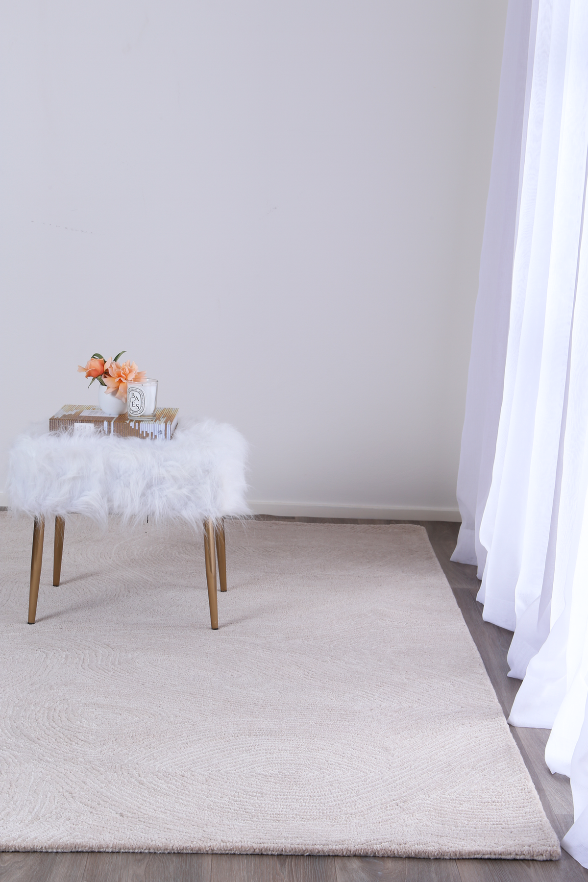 Loran Handtufted Wool Natural Rug — product photograph 2