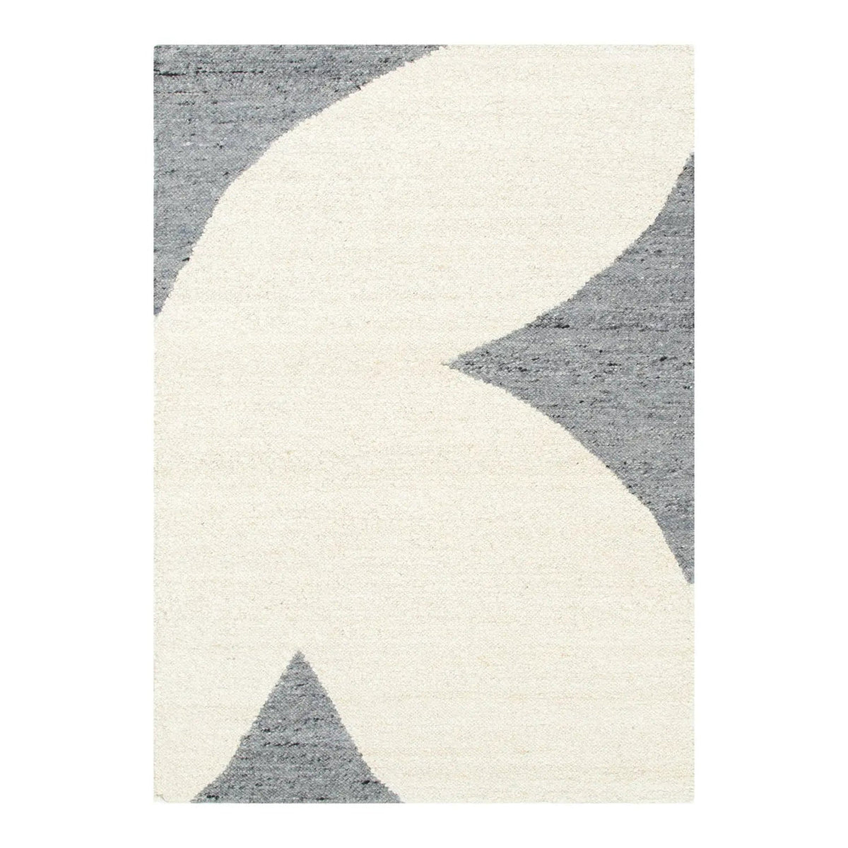 Lush Grey Ivory Boucle Rug — product photograph 1