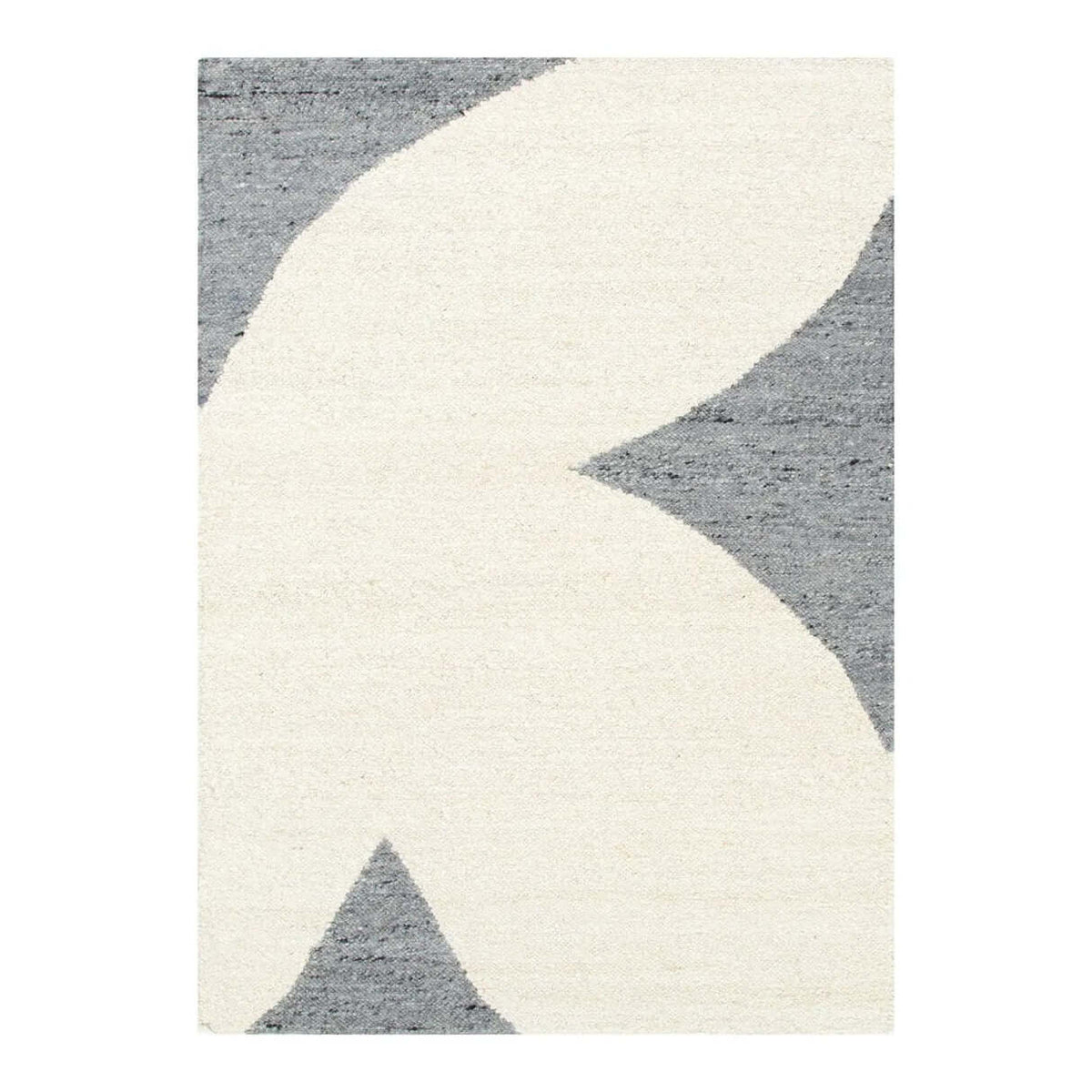 Lush Grey Ivory Boucle Rug