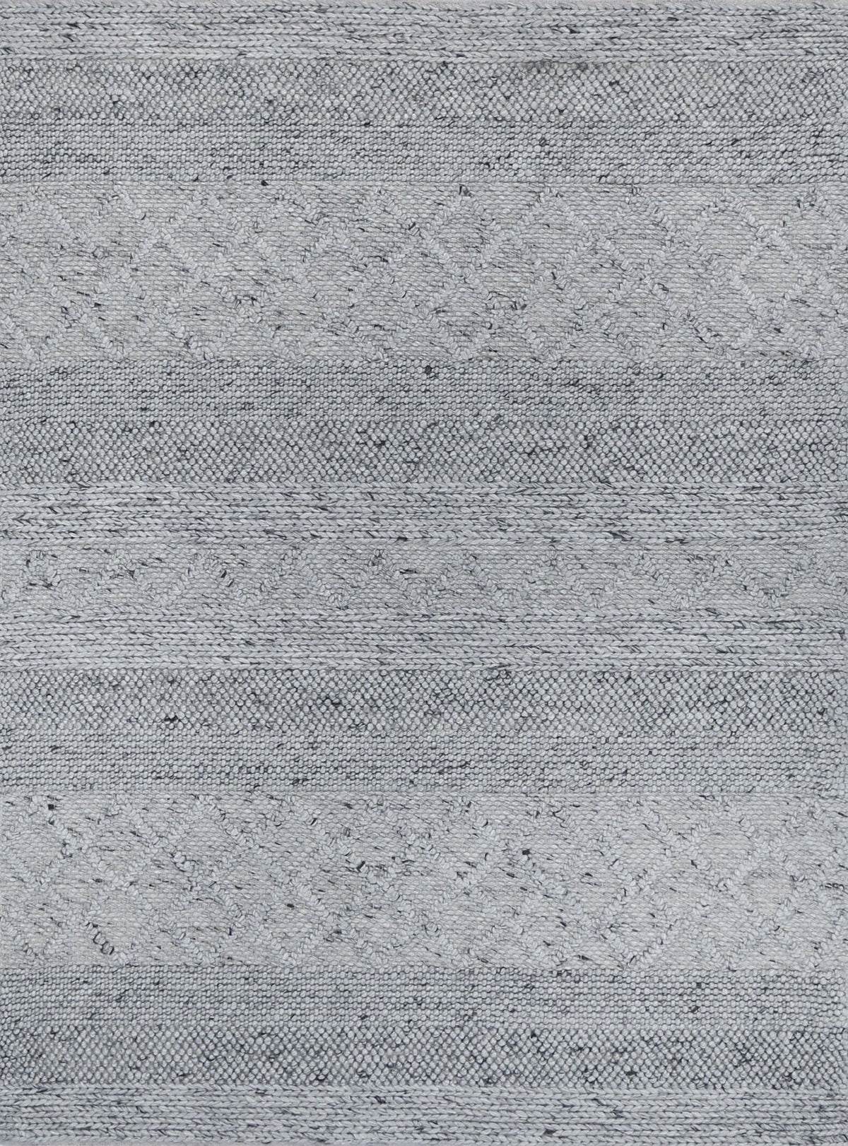 Bella Handwoven Wool Steel Rug