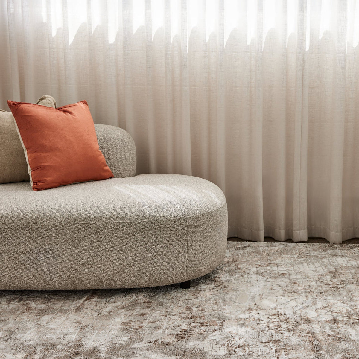 Sonder Floor Rug Beige – product gallery photograph 2