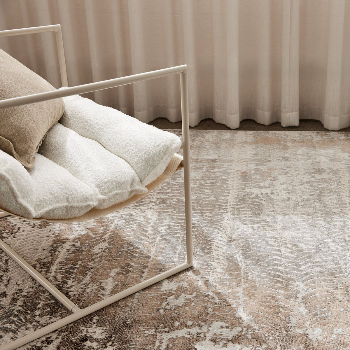 Sonder Floor Rug Beige – product gallery photograph 3