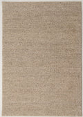 Wayanad Handwoven Wool Beige Rug – product gallery photograph 1