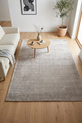 Bellagio Polyester Hand Tufted Silver Rug — rug design