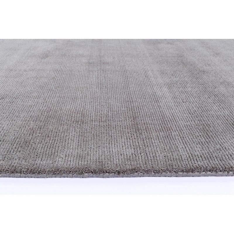 Bellagio Polyester Hand Tufted Grey Rug — close-up of texture
