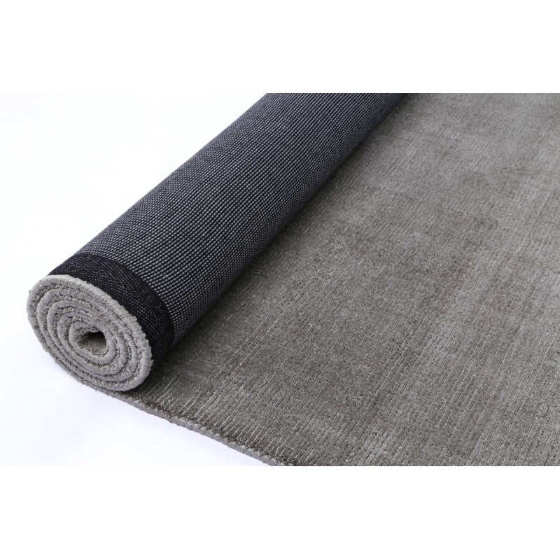 Bellagio Polyester Hand Tufted Grey Rug — rug detail