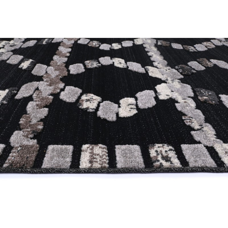 Archer Kasbah Rug Coal – pattern close-up