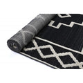 Archer Marrakech Rug Coal – rolled rug perspective