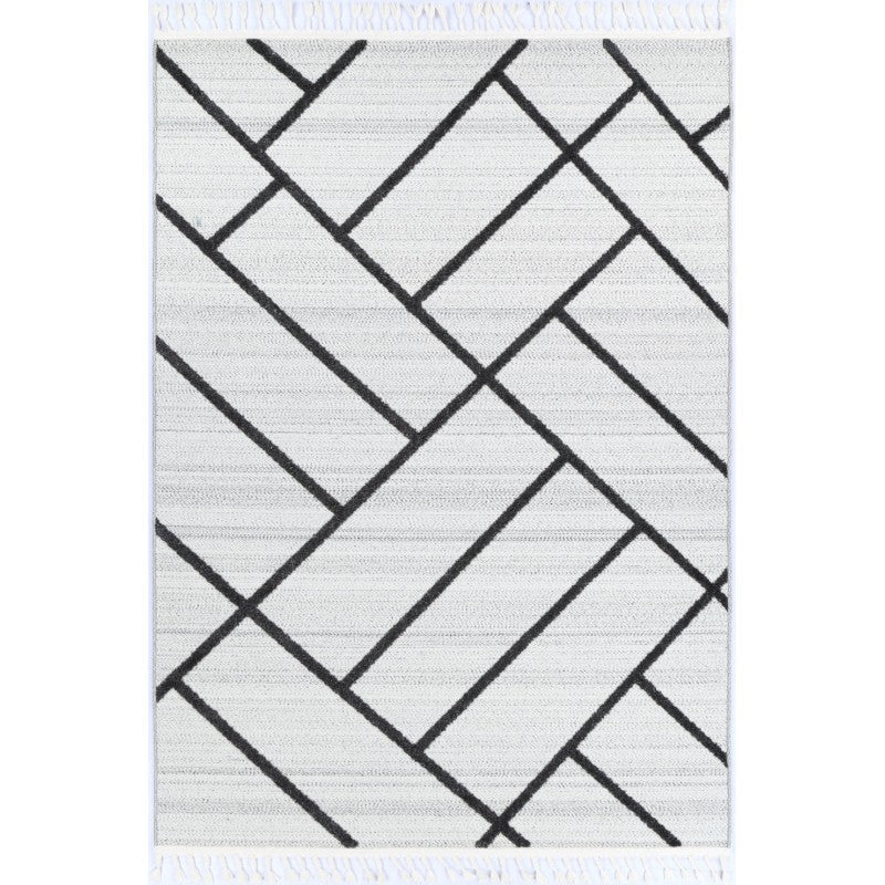 Archer Herring Rug Sand – full rug design
