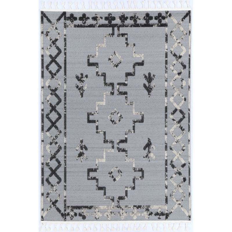 Archer Marrakech Rug Silver – full rug design