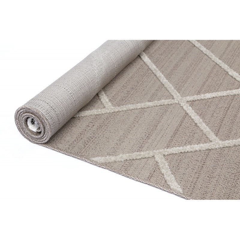 Archer Herring Rug Salt – rolled rug perspective