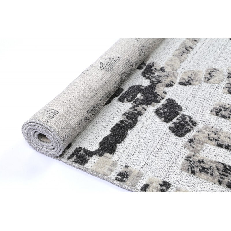 Archer Kasbah Rug Salt – rolled rug perspective