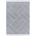 Archer Herring Rug Silver – full rug design