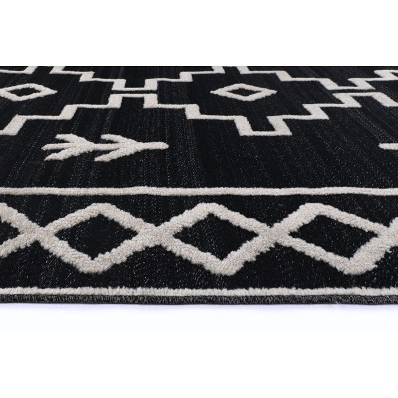 Archer Marrakech Rug Coal – pattern close-up